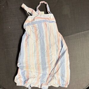 bella bliss Striped Blue and Pink Bodysuit